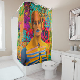 Magie in het bos douchegordijn