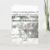 Magie in vensterbank feestdagen kaart (Achterkant)