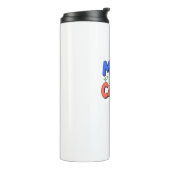 Magie is mijn cardio thermische tuimelaar thermosbeker (Gedraaid links)