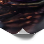 Magie is overal betoverde gloedposter poster (Hoek)