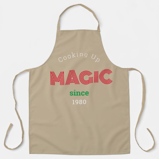 Magie koken sinds schort (Voorkant)