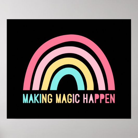 Magie Laten Gebeuren Poster (Voorkant)