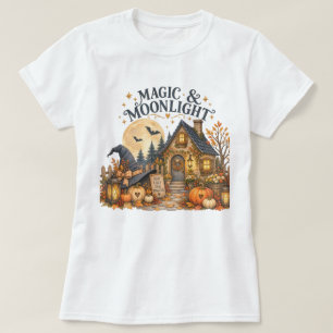 Magie & Maneschijn Gezellig Cottage Halloween Deco T-shirt