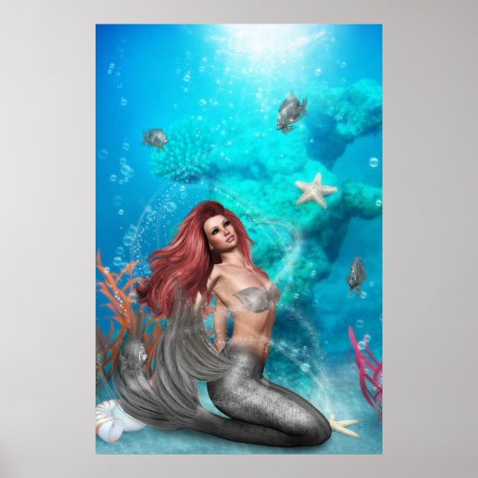 magie Mermaid Poster (Voorkant)