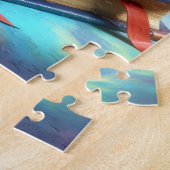 Magie Tussen de Bladzijden | Kleurrijke Verbeeldin Legpuzzel (Zijkant)