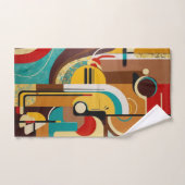 Magie uit het midden van de eeuw | Abstract vormon Bad Handdoek (Handdoek)