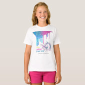magie Unicorn glitter t-shirt (Voorkant volledig)