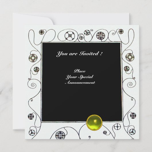 MAGIE VAN DE LENTE helder groen wit geel Kaart (Achterkant)