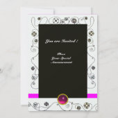 MAGIE VAN DE LENTE ,helder paars zwart bruin Kaart (Achterkant)