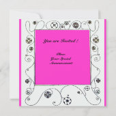 MAGIE VAN DE LENTE helder violet wit bruin Kaart (Achterkant)