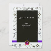 MAGIE VAN DE LENTE ,helder zwart blauw rood bruin Kaart (Achterkant)