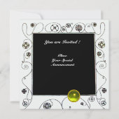 MAGIE VAN DE LENTE heldergroen wit geel Kaart (Achterkant)