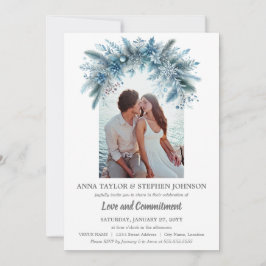 Magie van de Winter Photo Commitment Ceremony Kaart