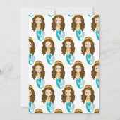 Magie van een Mermaid Party Kaart (Achterkant)