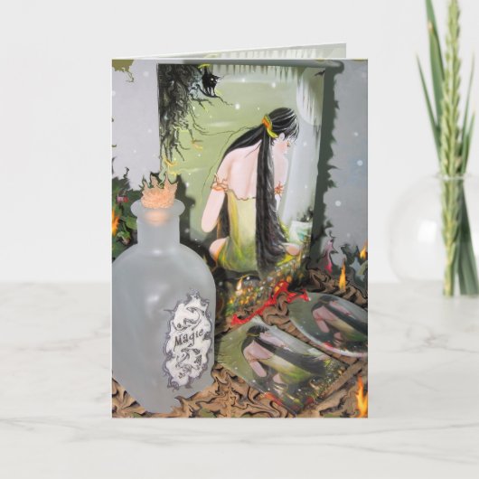 Magie van Halloween Kaart (Voorkant)