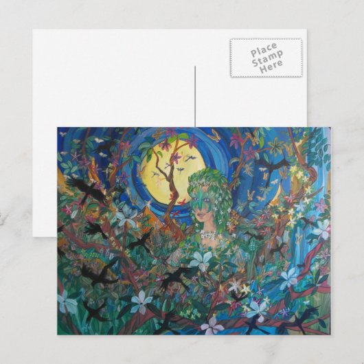 Magie van het Briefkaart Bossen (Voorkant / Achterkant)