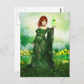 Magie van het Briefkaart Clover (Voorkant / Achterkant)