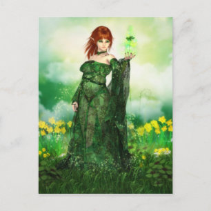 Magie van het Briefkaart Clover