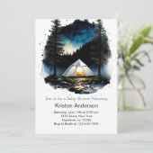 Magie van het Forest Adventure Baby shower Kaart (Staand voorkant)