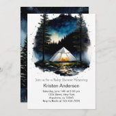 Magie van het Forest Adventure Baby shower Kaart (Voorkant / Achterkant)