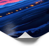 Magie van het Noorderlicht Perfect Poster (Hoek)