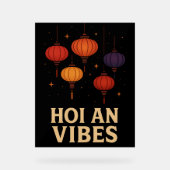Magie van Hoi An – Lantaarn Kunst Acryl Bord (Voorkant)