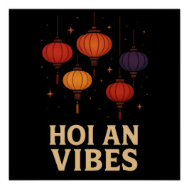 Magie van Hoi An – Lantaarn Kunst Perfect Poster