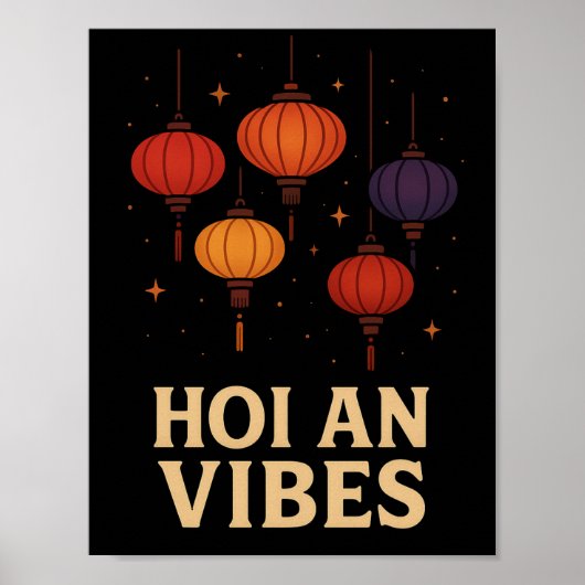 Magie van Hoi An – Lantaarn Kunst Poster (Voorkant)