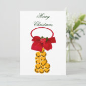 Magie van Kerstmis Kaart (Staand voorkant)