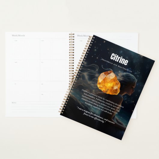 Magie van kristallen - Citrien Planner (Display)