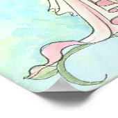 Magie van Ophelia Bloemenfee Posterprint Poster (Hoek)