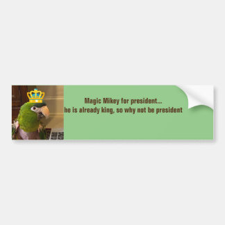 magie voor president bumpersticker
