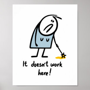 Magie werkt niet poster