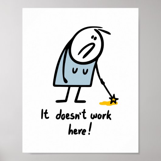 Magie werkt niet poster (Voorkant)