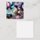 MAGIE | WItch Baby Brewing | Baby | Zwangerschap Notitiekaartje (Voorkant / Achterkant)