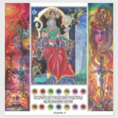 Magiër Koning, Epic Zwaarden, Excalibur, Durendal, Sticker (Vel)