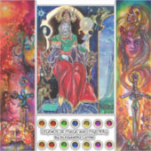 Magiër Koning, Epic Zwaarden, Excalibur, Durendal, Sticker (Voorkant)