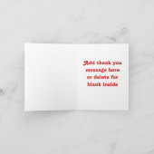 Magiër Verjaardag Bedankt Opmerking Kaart (Binnen)