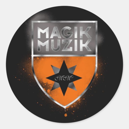 Magik Muzik Sticker (Voorkant)