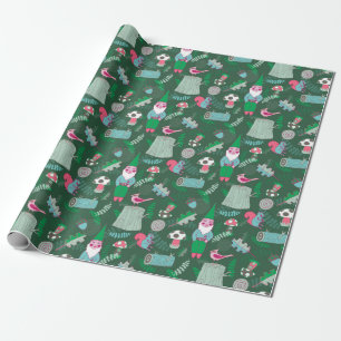 Magikal Forest Gnome-inpakpapier Cadeaupapier