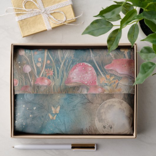 Magikal Moonlit Fairy Tuin Decoupage Tissuepapier (Geschenk)
