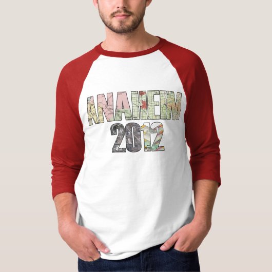 MAGIRT Anaheim 2012 3/4 Sleeve Raglan T-shirt (Voorkant)