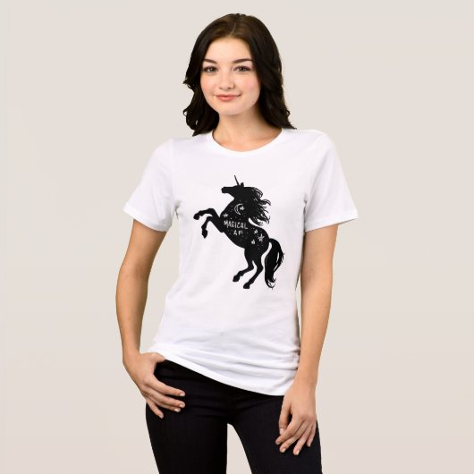 Magisch AF Unicorn T-shirt (Voorkant volledig)