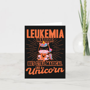 Magisch als een eenhoorn Leukemie bewustzijn  Kaart