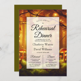 Magisch Amber Forest Sprookjesachtig repetitiedine Kaart