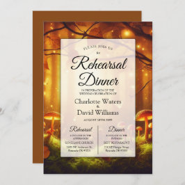 Magisch Amber Forest Sprookjesachtig repetitiedine Kaart