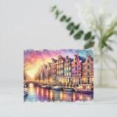 Magisch Amsterdam Briefkaart (Staand voorkant)