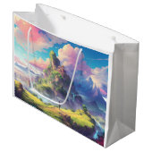 Magisch anime landschap groot cadeauzakje (Voorkant Gekanteld)