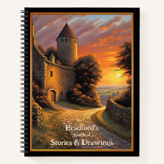 Magisch Avontuur Kasteel verhaal Notitieboek (Voorkant)