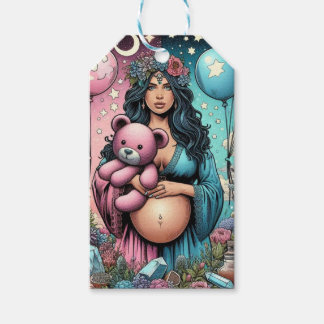 Magisch Baby shower | gender reveal ballon Cadeaulabel
